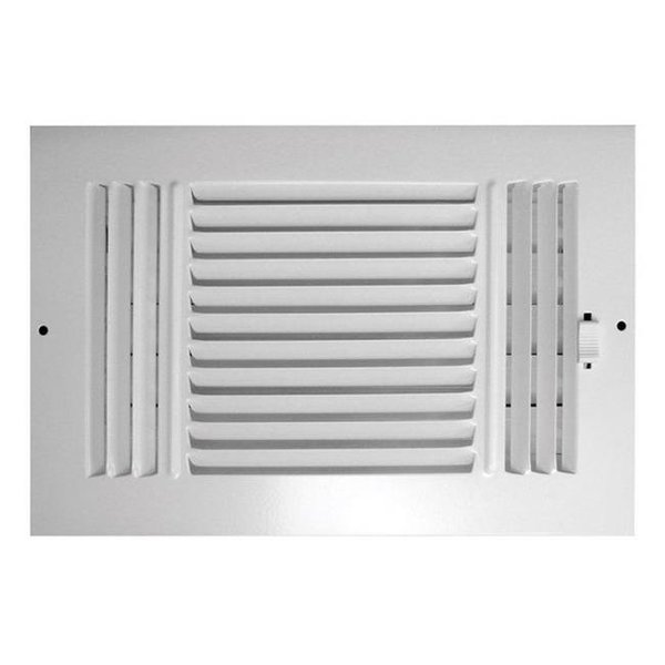 Greystone Greystone C103M 10X06 10 x 6 in. 3-Way Wall & Ceiling Register 45235